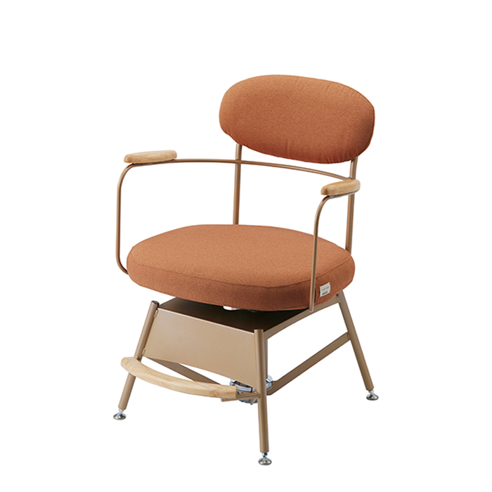 <四つ脚ベース>シート:オレンジ(F1OR)/フレーム:ピンクシャンパンゴールド(P)