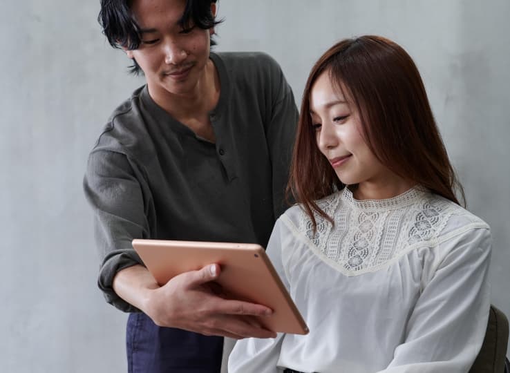 iPad受付・精算確認