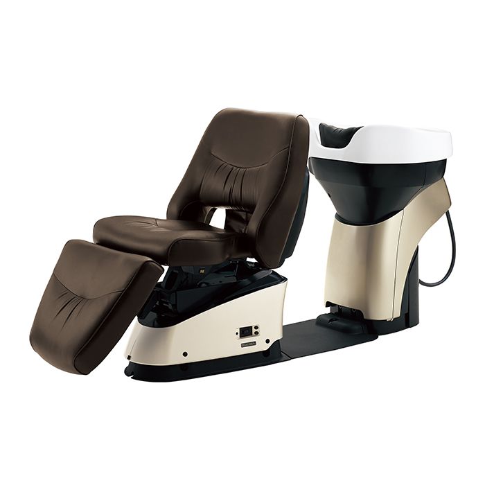 <プレミアムライン/レッグレスト連動>シート:ダークブラウン(SH24)/カバー:リュクスシルバー(S)