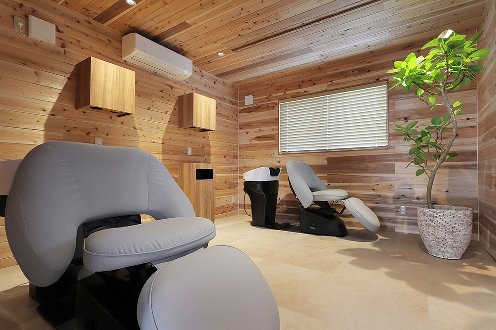 シャンプーブース