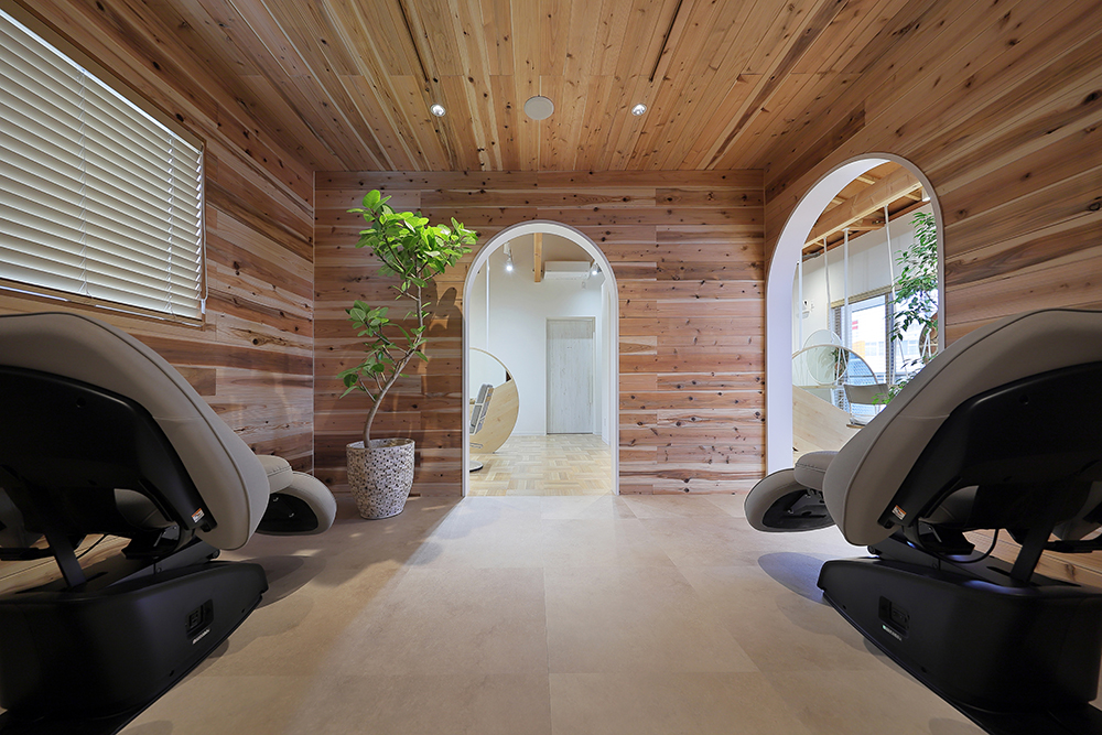 シャンプーブース