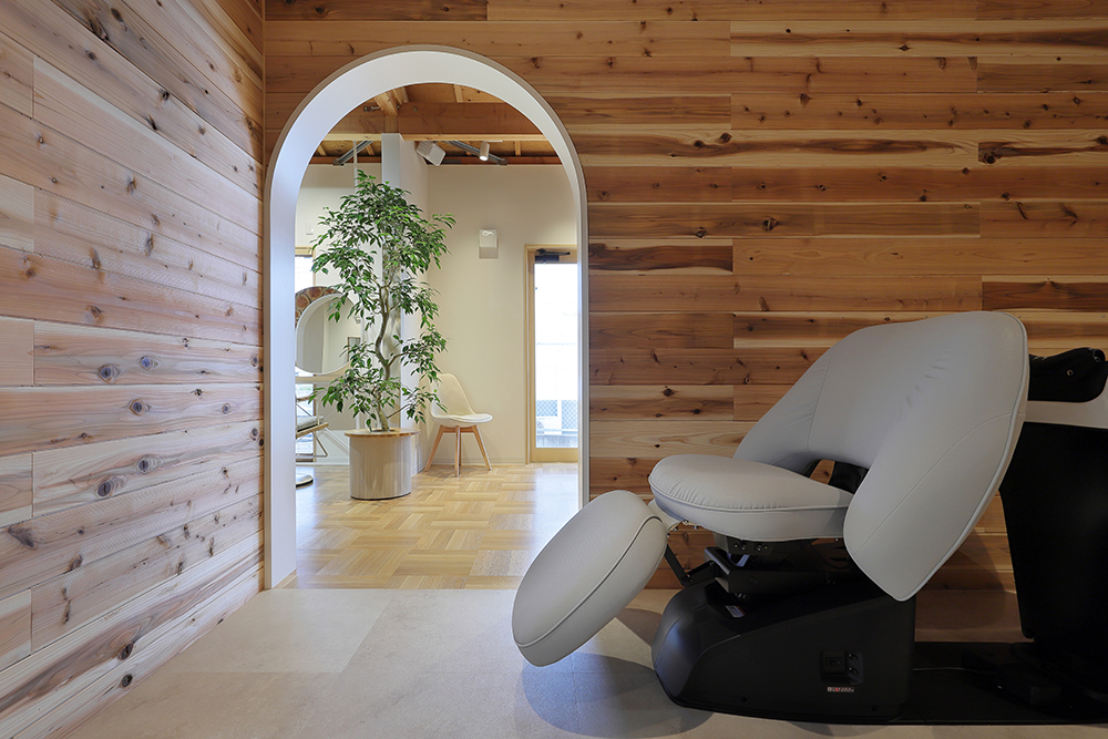 シャンプーブース