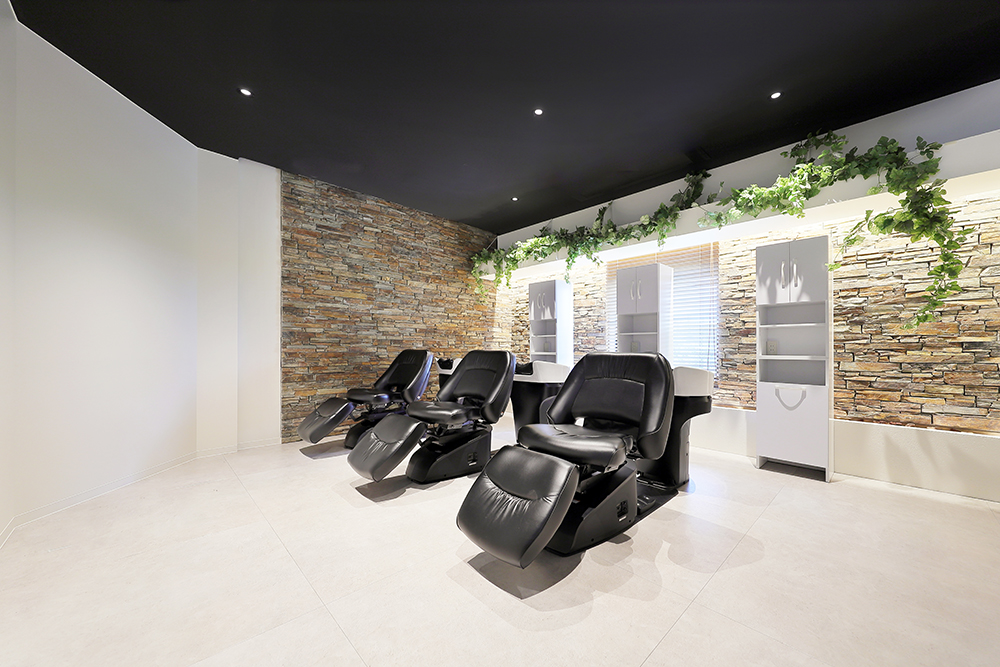 シャンプーブース