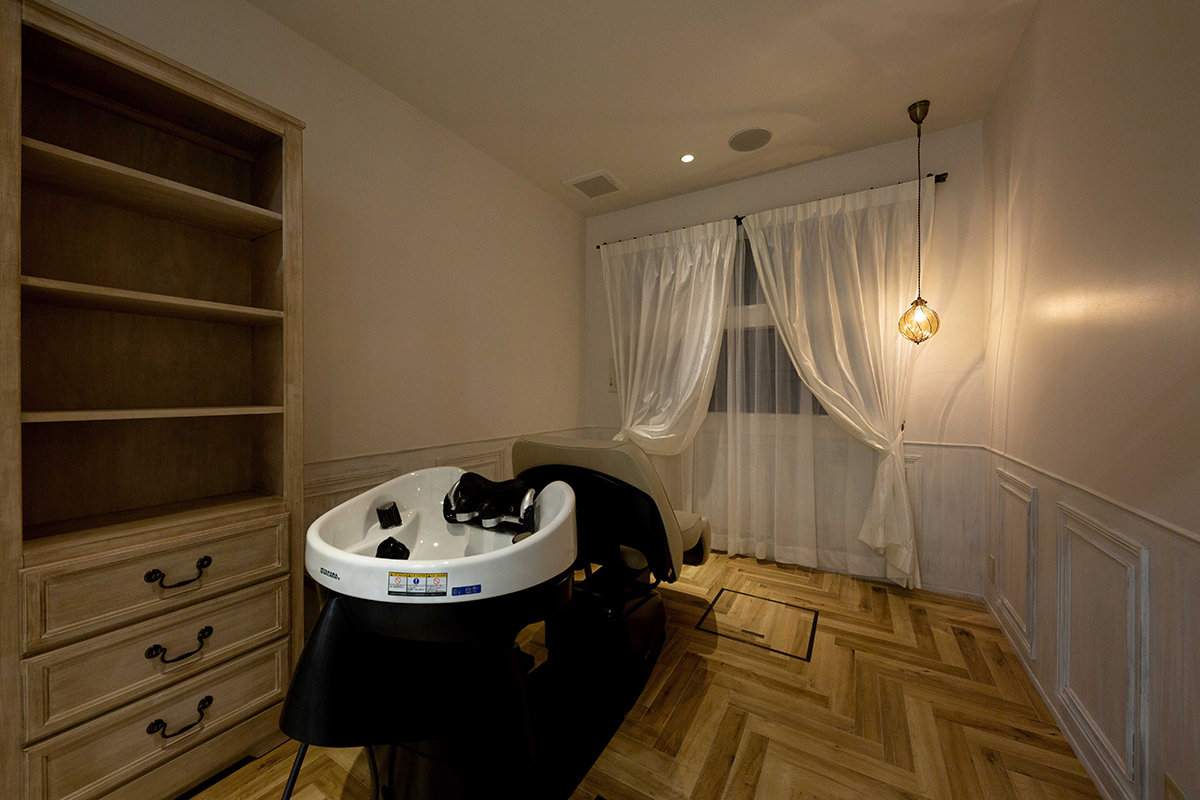 シャンプーブース