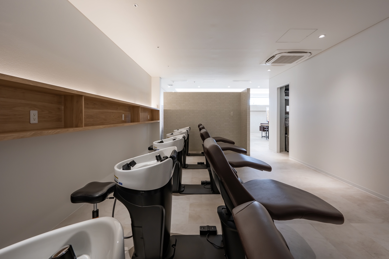 シャンプーブース