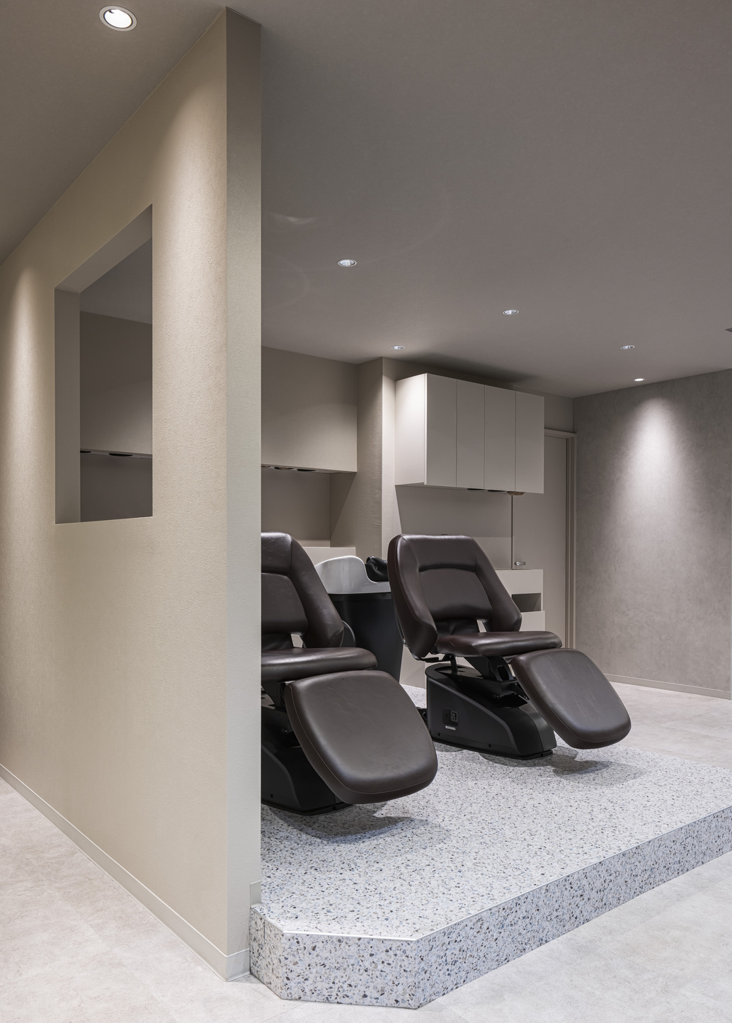 シャンプーブース