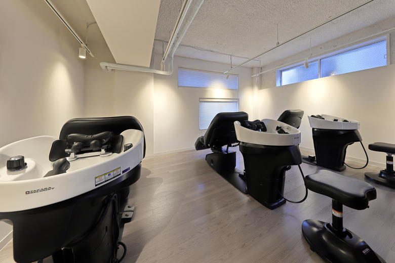 シャンプーブース