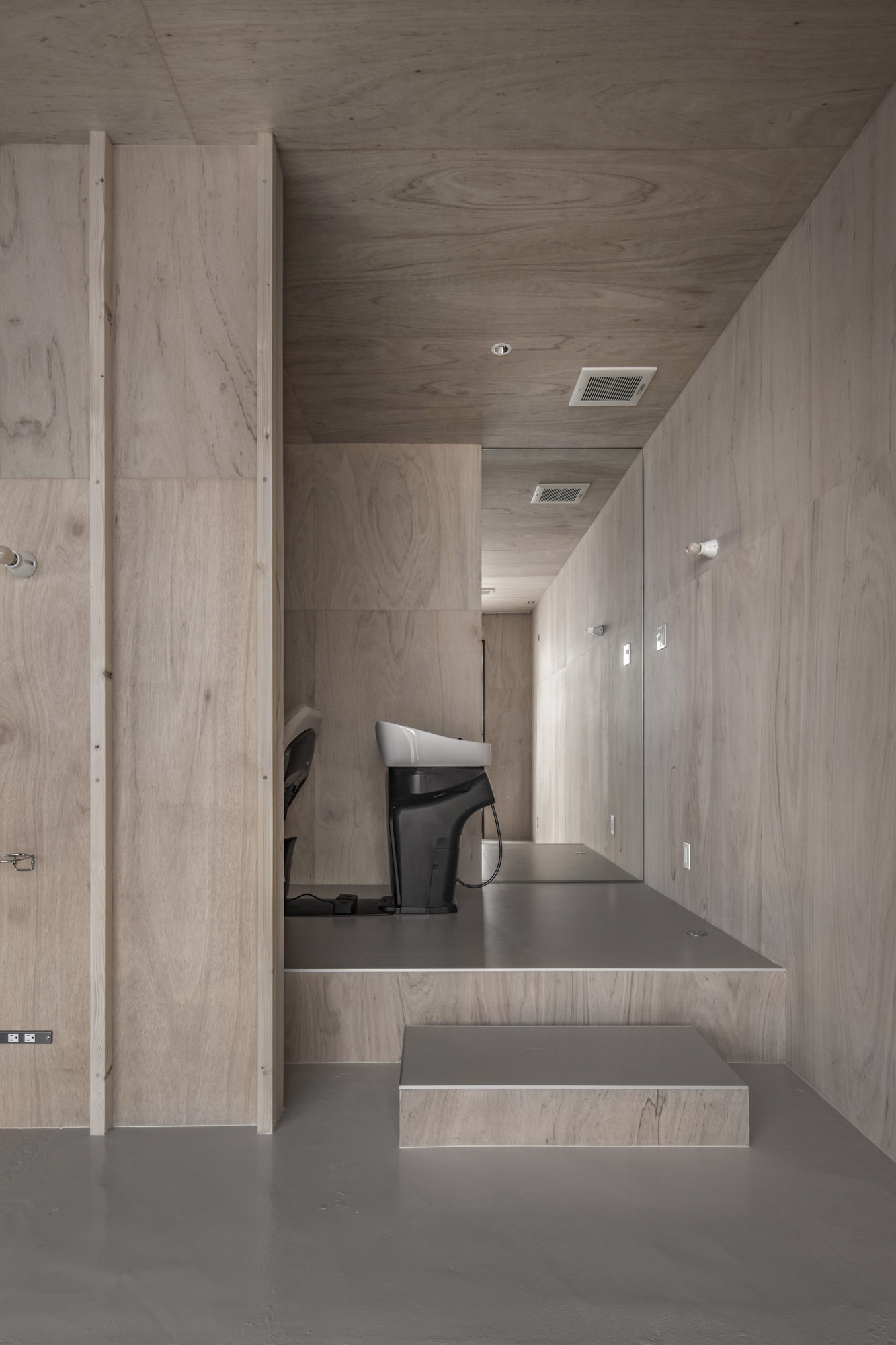 シャンプーブース