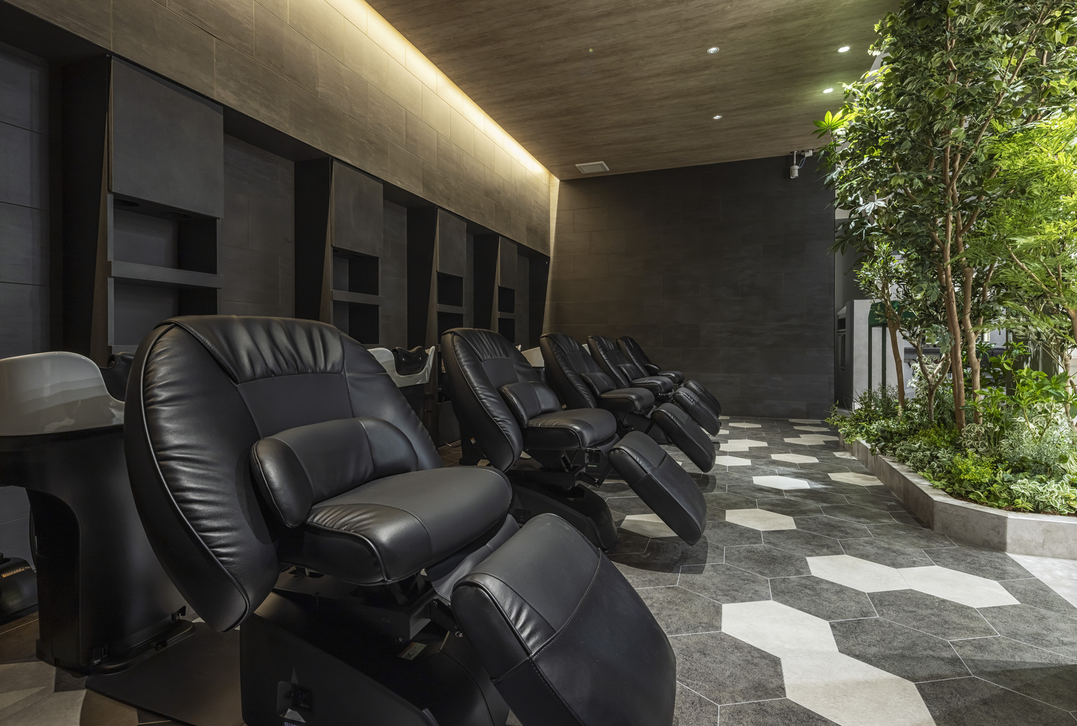 シャンプーブース