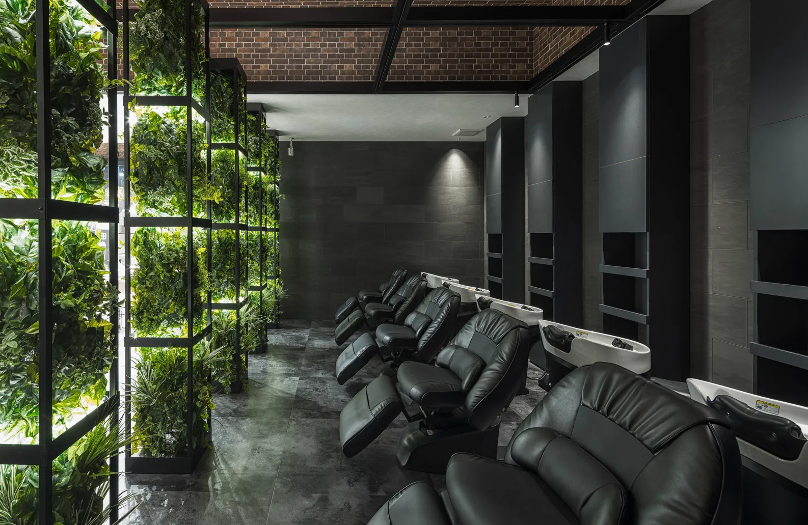 シャンプーブース