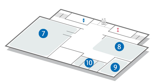 4F 機器展示・シャンプースタジオ・セミナールーム