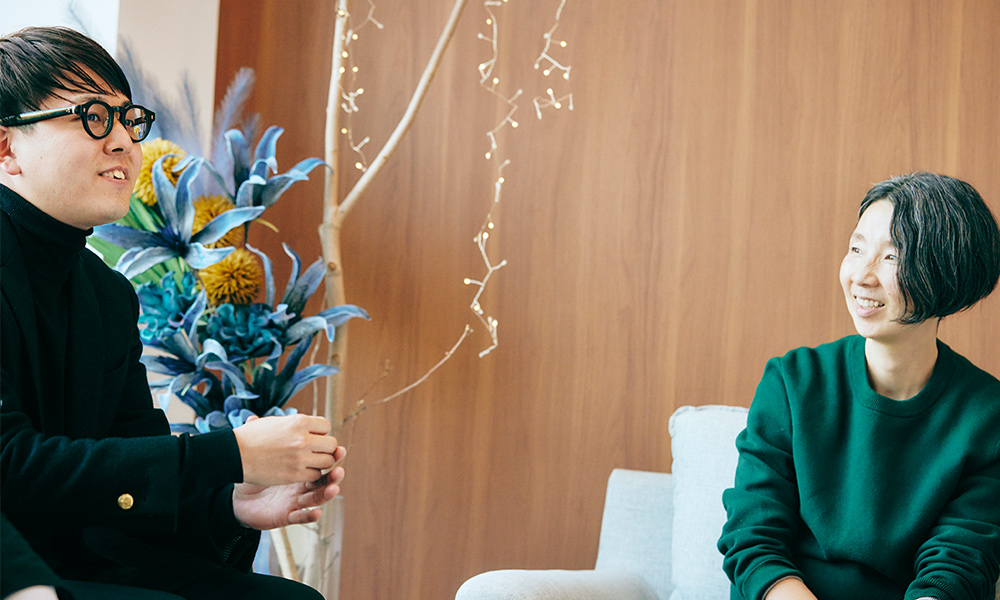 美空間HANA　日比野俊美さんとタカラスペースデザイン　嶋木良の談笑