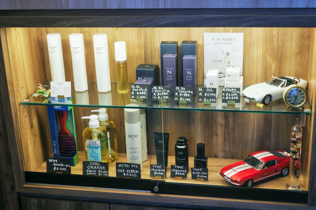 ホームケアの提案につながるショーケース