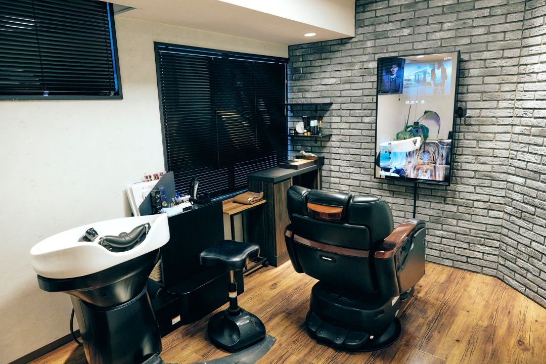 プライベートな施術空間